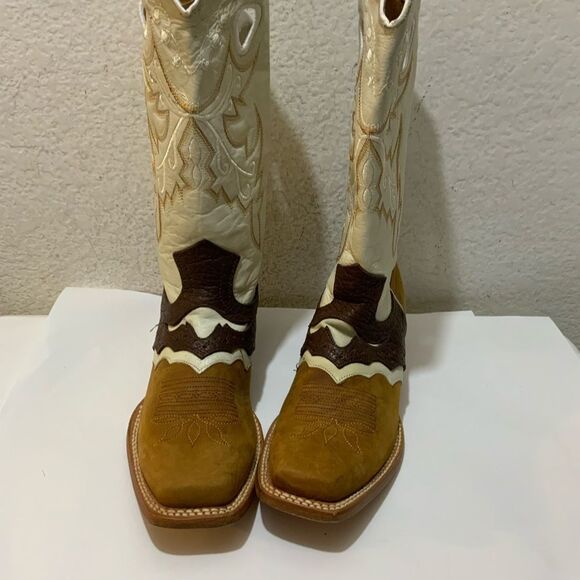 Semetal Leather cowboys Boots - size 9 - Picture 8 of 16